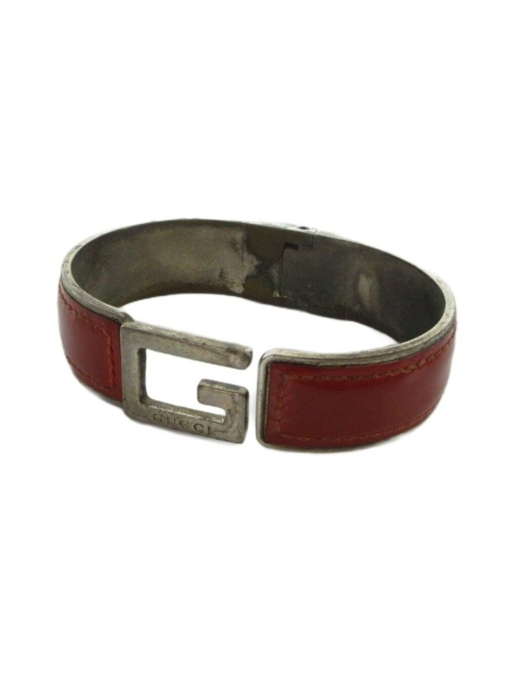 Gucci Bangle Bracelet Logo Red
